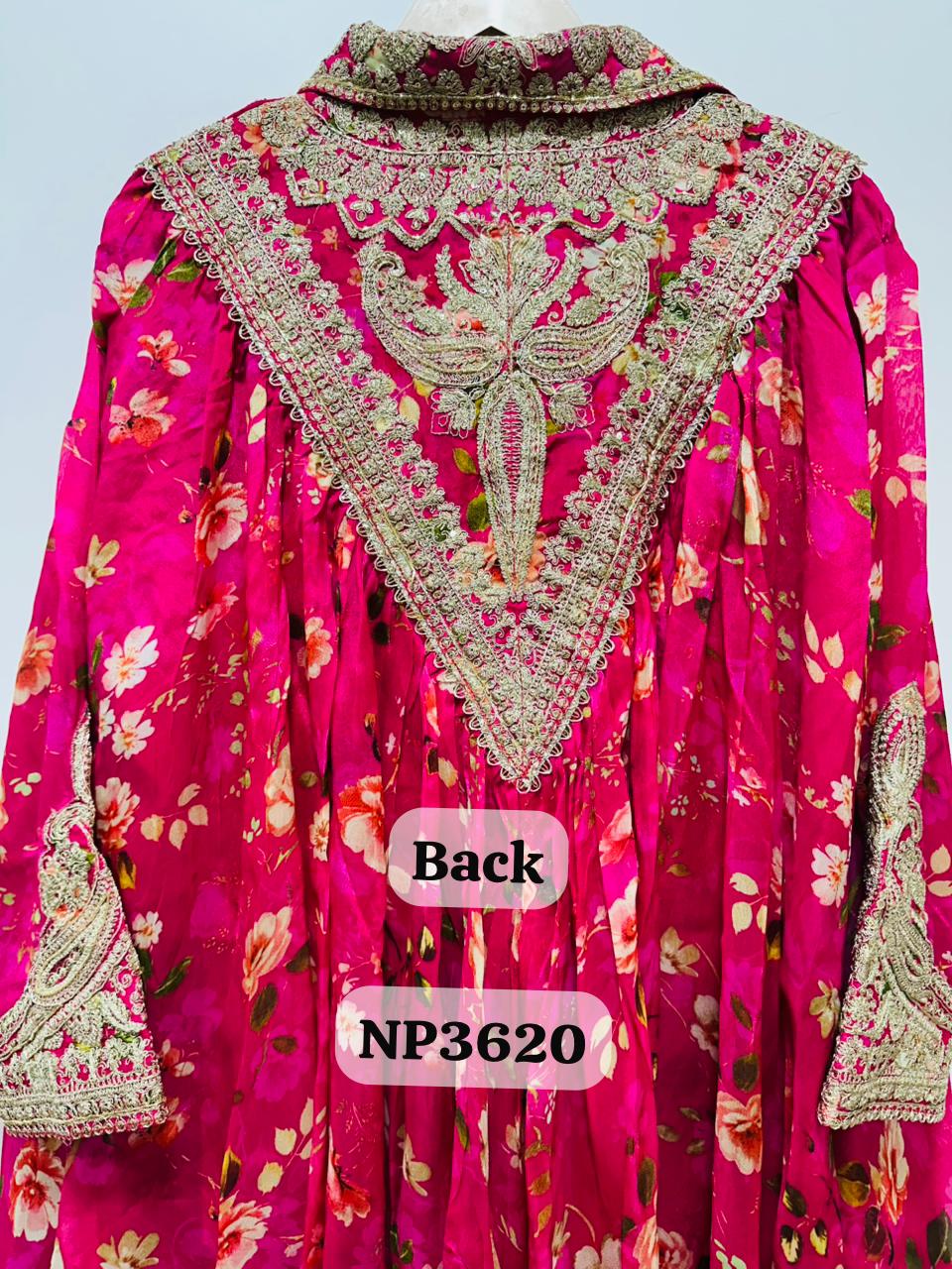Premium Digital Print Chinnon Co-ord Set
