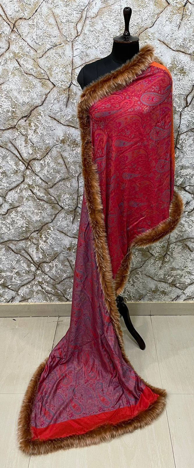 Soft Modal Pashmina Jacquard Reversible stoles