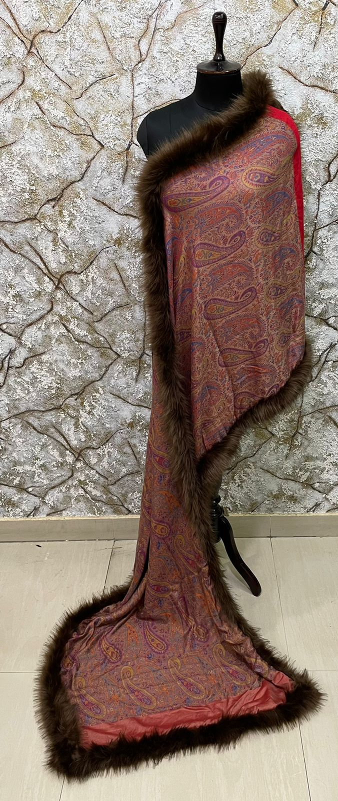 Soft Modal Pashmina Jacquard Reversible stoles