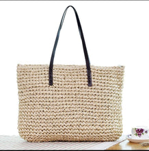 Load image into Gallery viewer, Jute Woven Tote Bag
