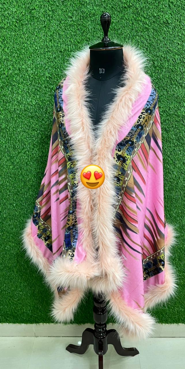 Designer Cashmere Wool Digital Print Stoles