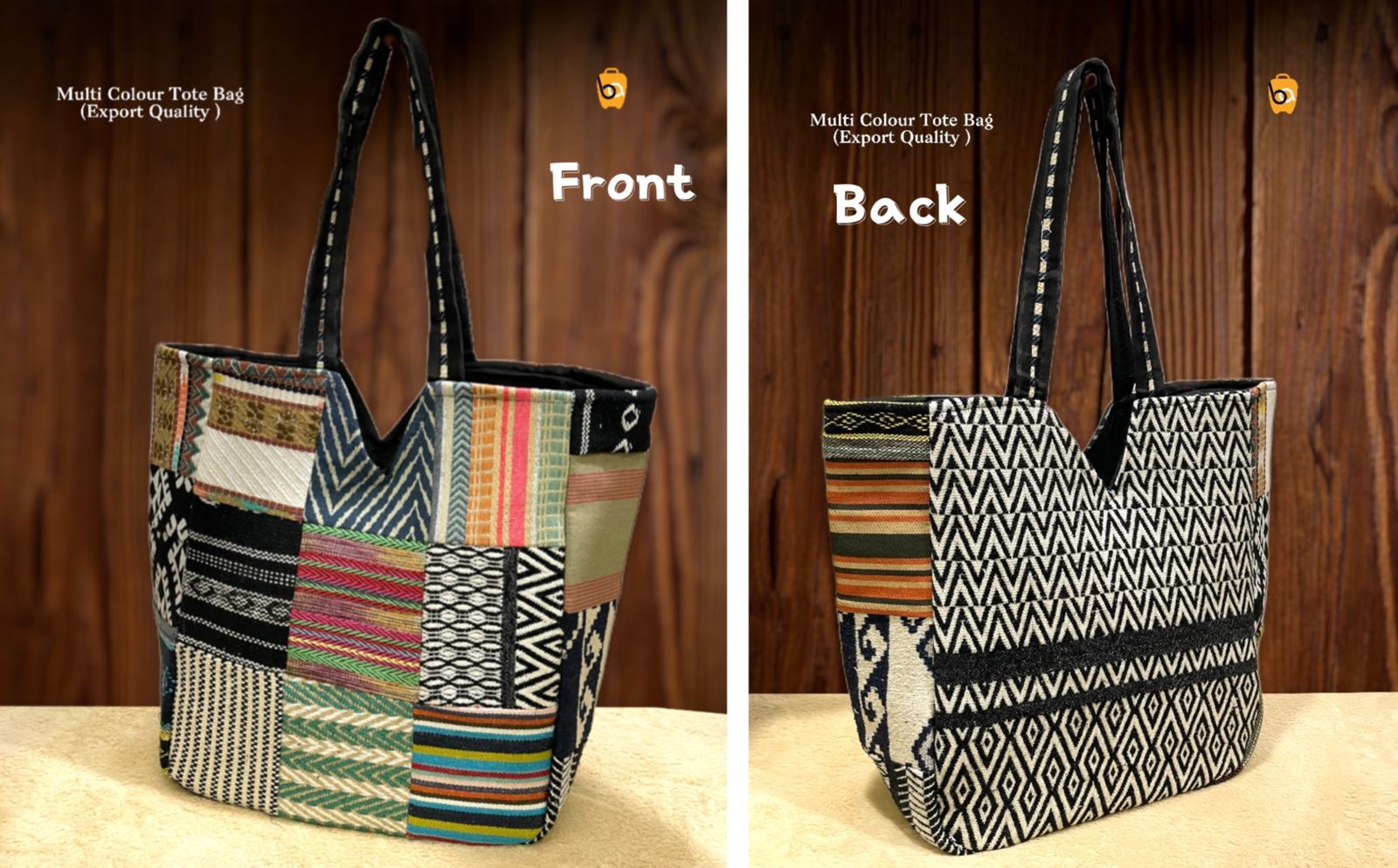 Multi Color Tote Bags