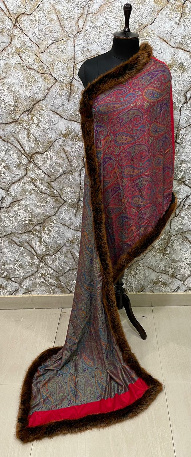 Soft Modal Pashmina Jacquard Reversible stoles