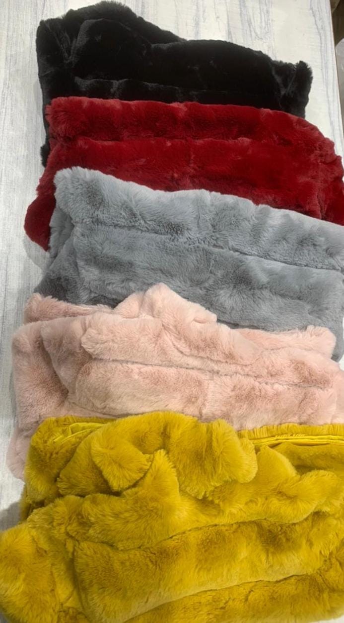 Fur Coats without collar