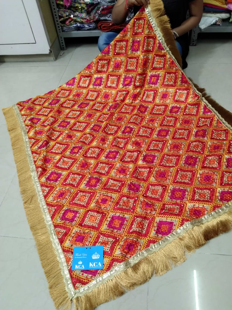 Beautiful Phulkari Bagh Dupattas