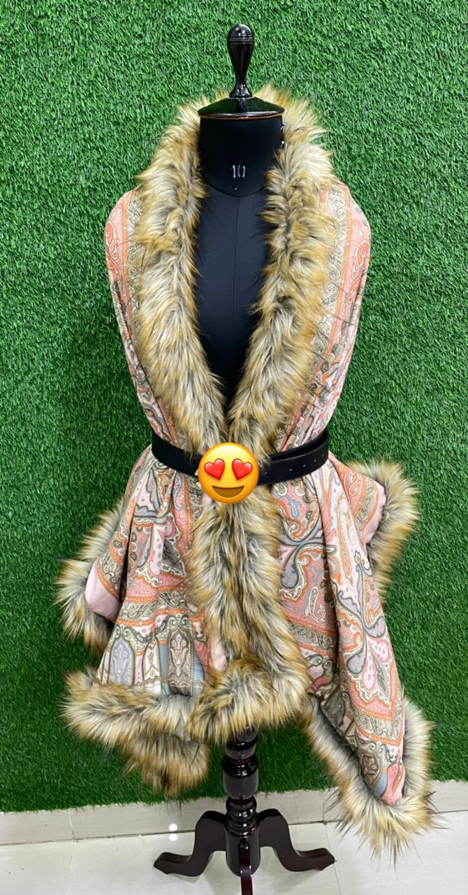 Designer Cashmere Wool Digital Print Stoles