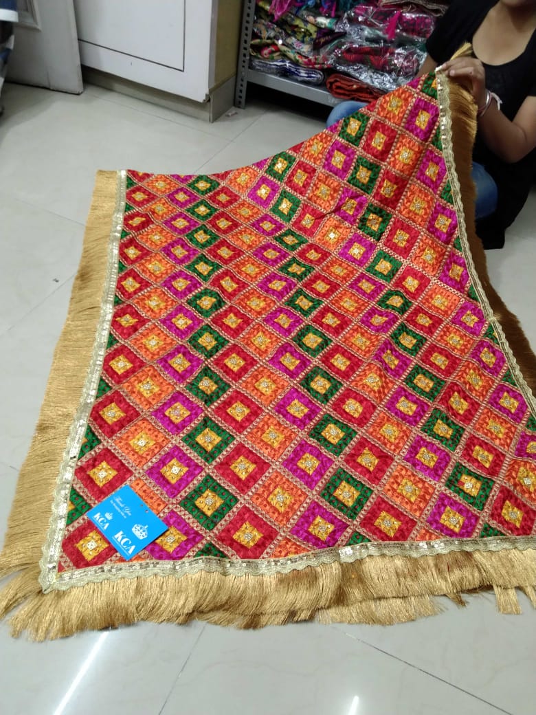 Beautiful Phulkari Bagh Dupattas
