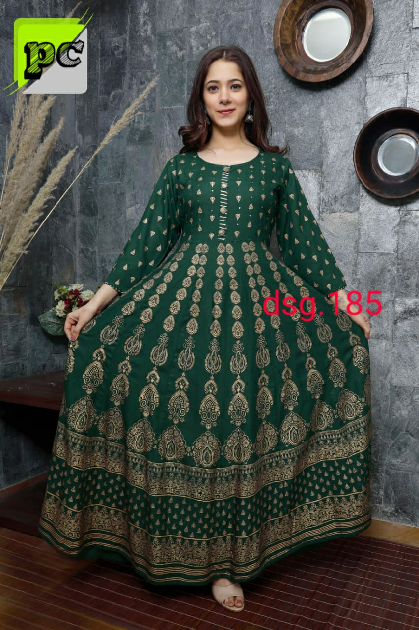 Flair Kurti with mirror work
