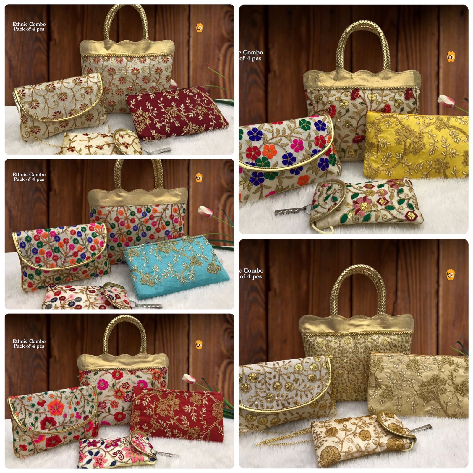 Ethnic Bags set of 4