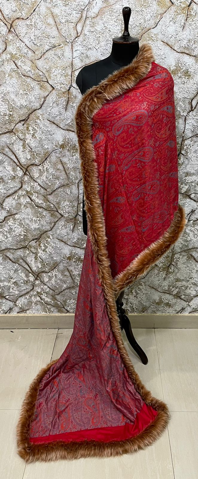 Soft Modal Pashmina Jacquard Reversible stoles