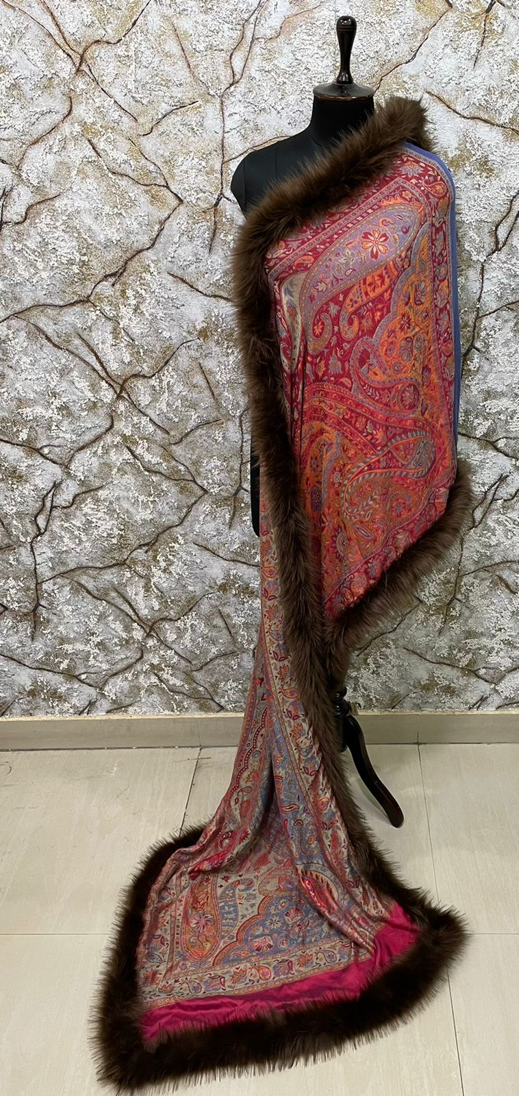 Soft Modal Pashmina Jacquard Reversible stoles