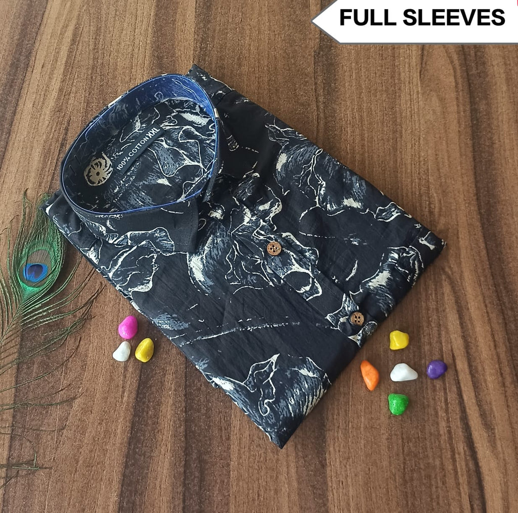Men's Full Sleeves Cotton Shirt