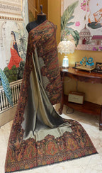 Metallic Kani Reversible Pashmina Shawls