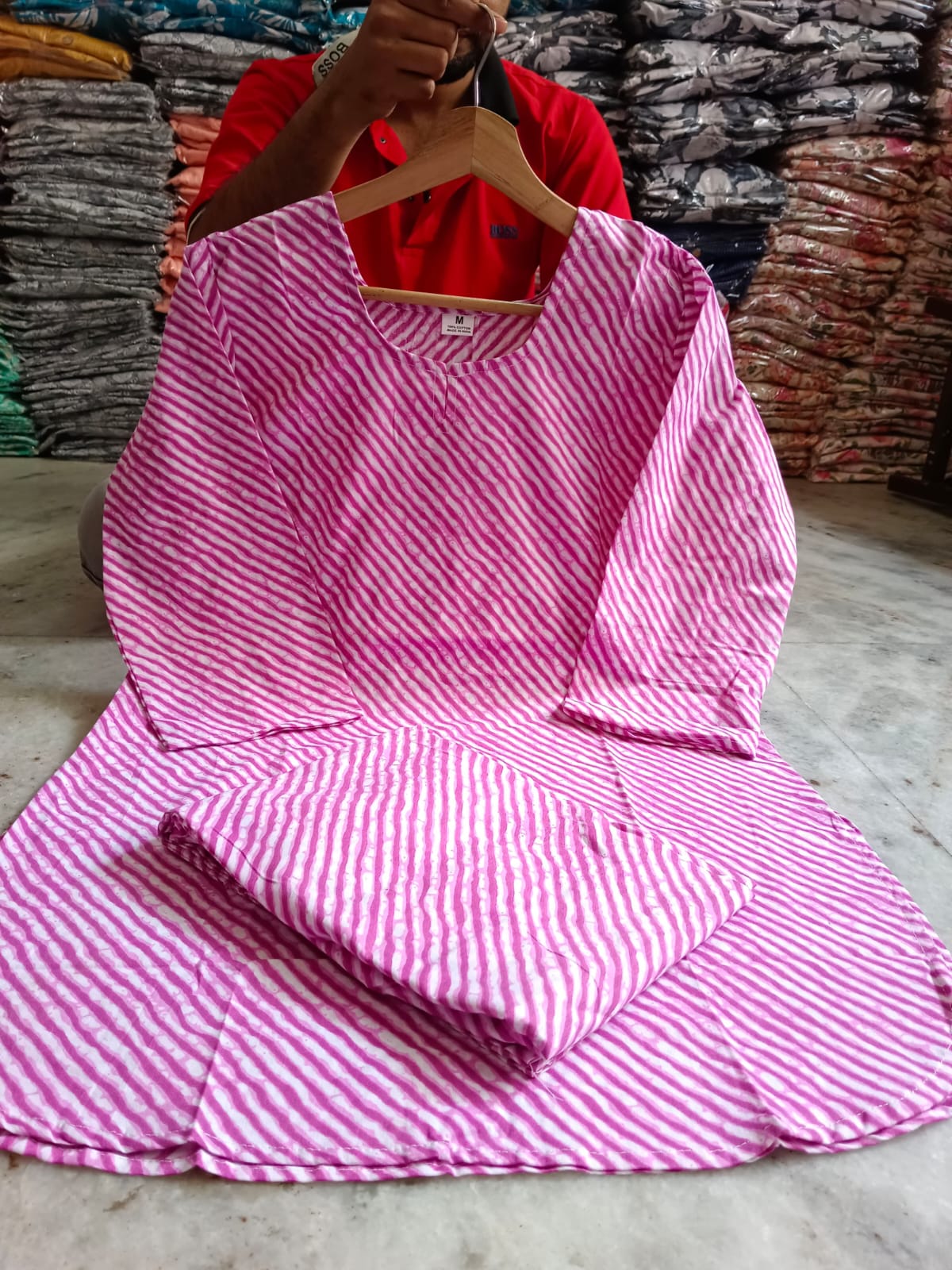 Lehriya Cotton Co-ord Set