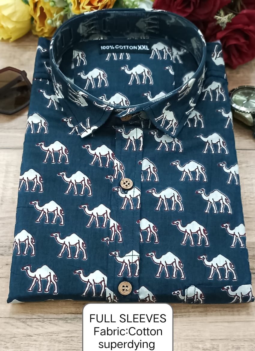 Men's Full Sleeves Cotton Shirt