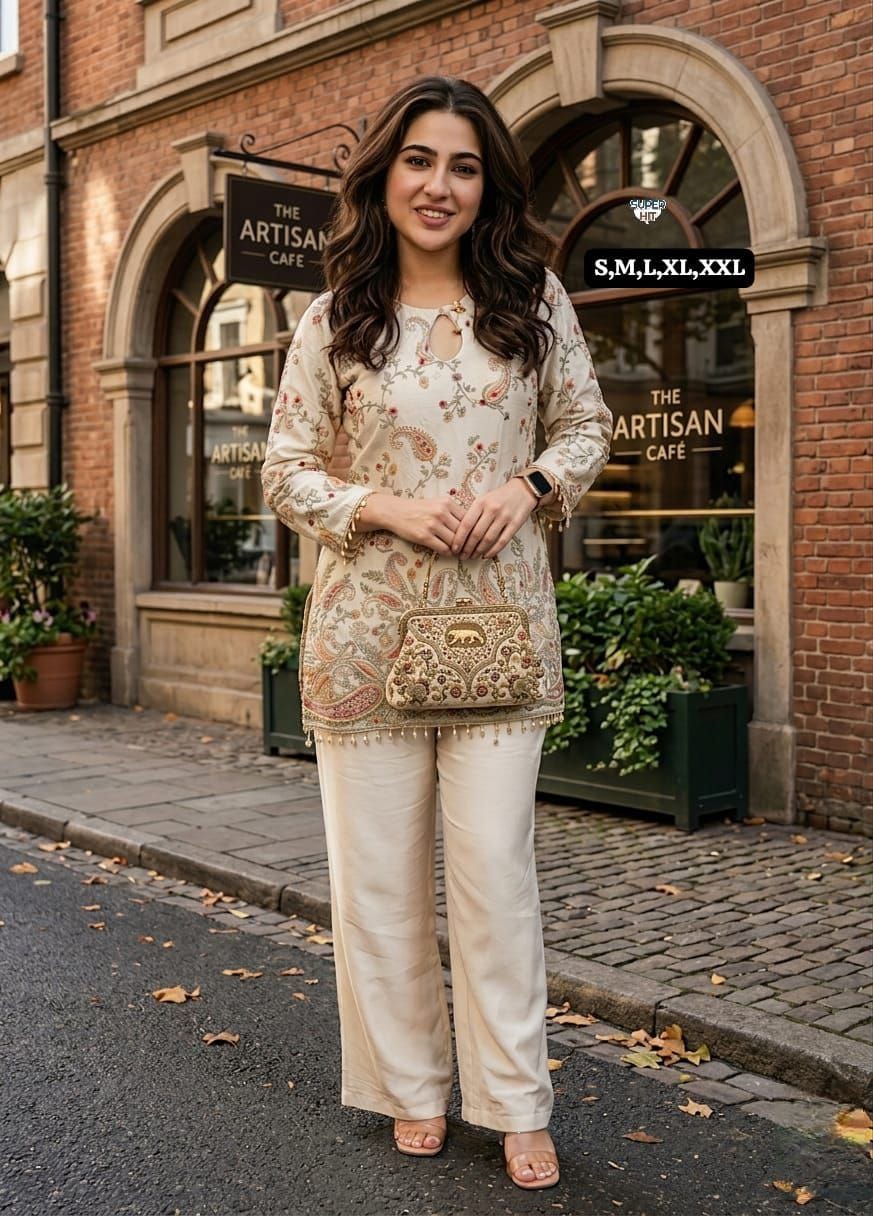 Premium Co-ord Set Crepe Silk