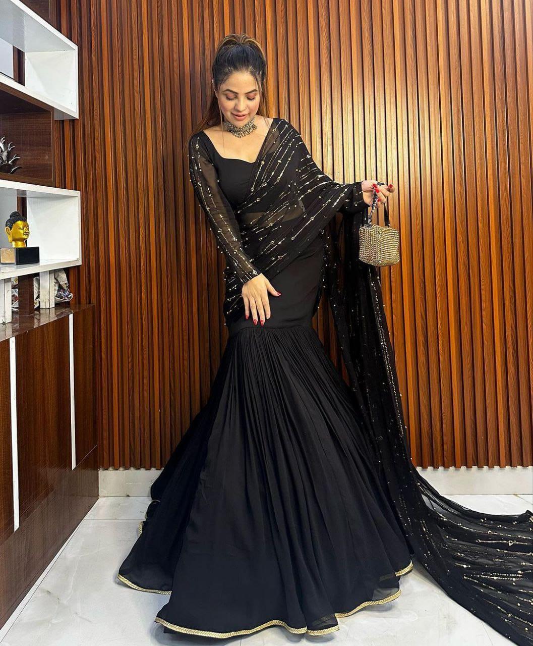 Georgette Lehenga Sarees