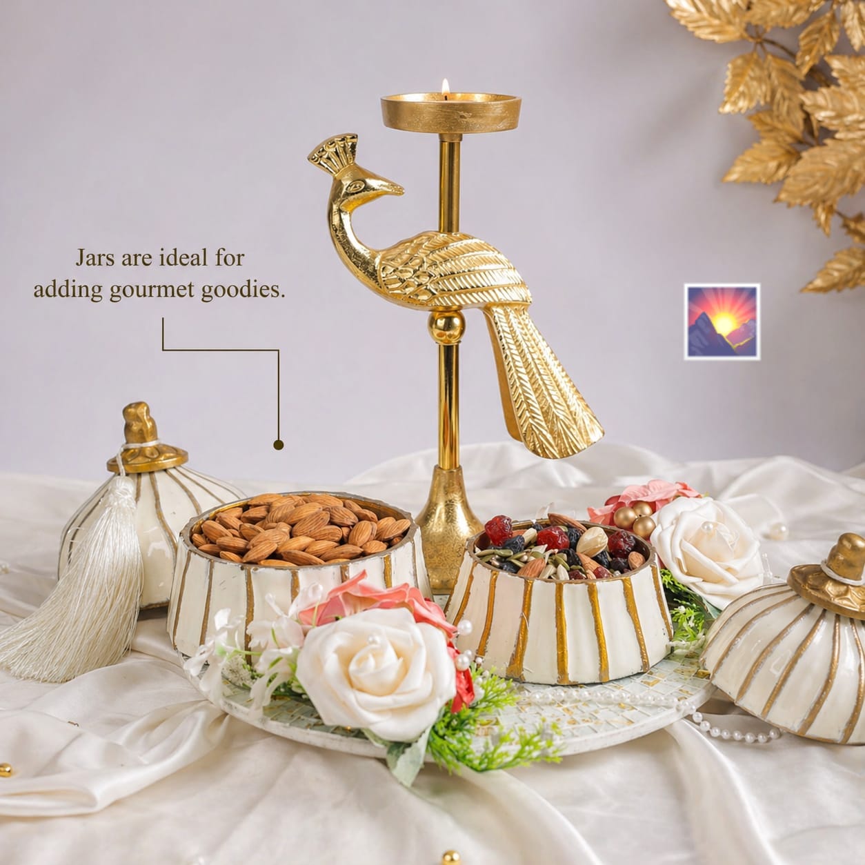 ROYAL PEACOCK DÉCOR HAMPER