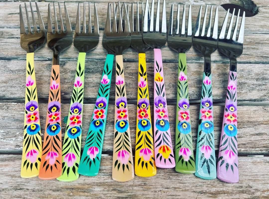 Designer Finish Spoons n Fork Set