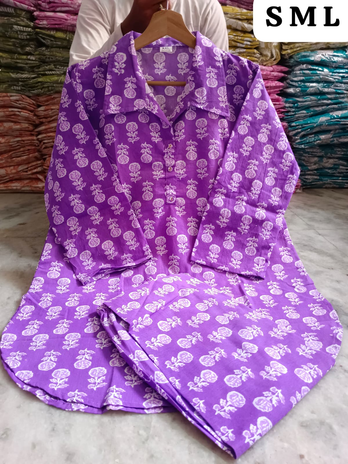 Bright Cotton Co-ord Set