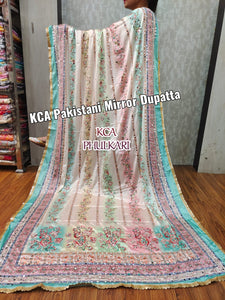 Pakistani Mirror Work Chinnon Dupattas