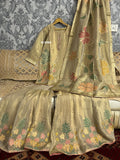 Tissue Benarsi Stitched Garara Set