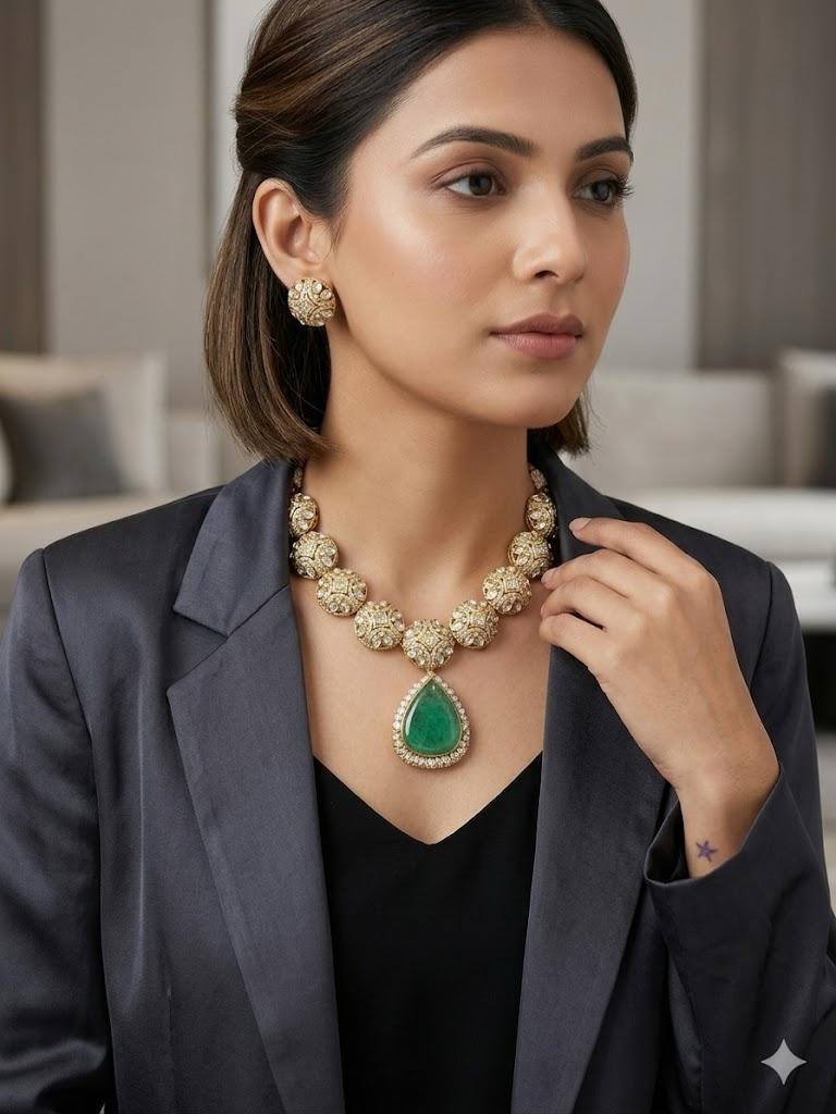 Beautiful Neckline Jewelry Sets No. 22