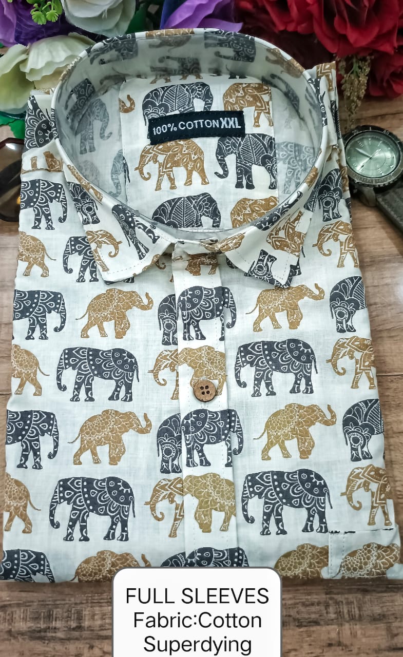 Men's Full Sleeves Cotton Shirt
