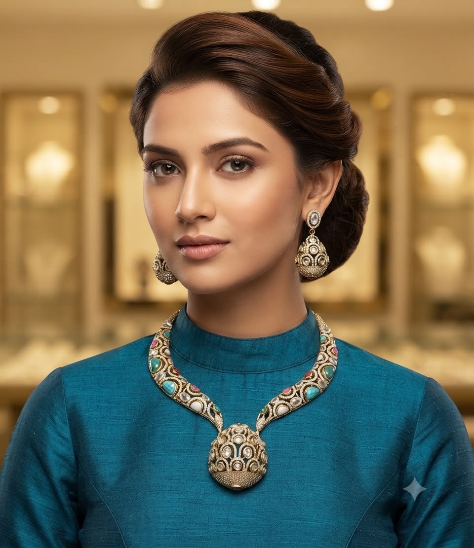 Beautiful Neckline Jewelry Sets No. 23