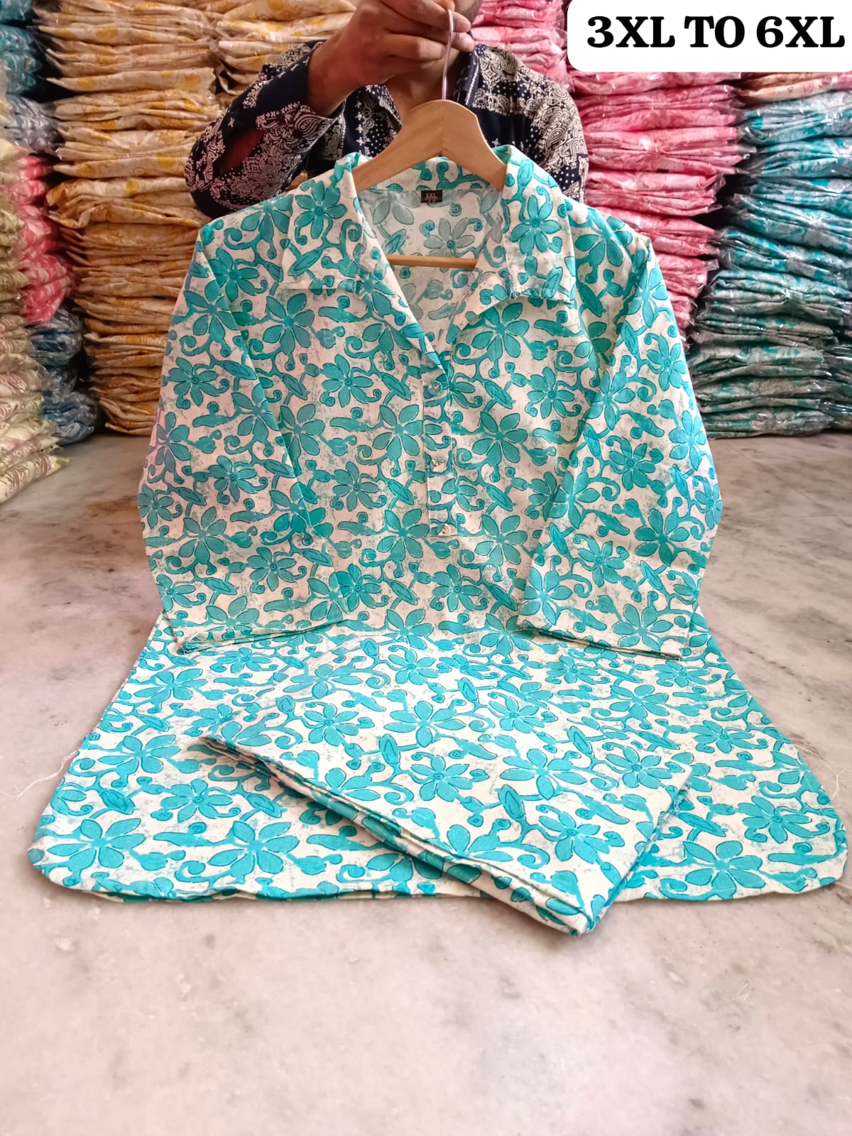 Bright Cotton Co-ord Set