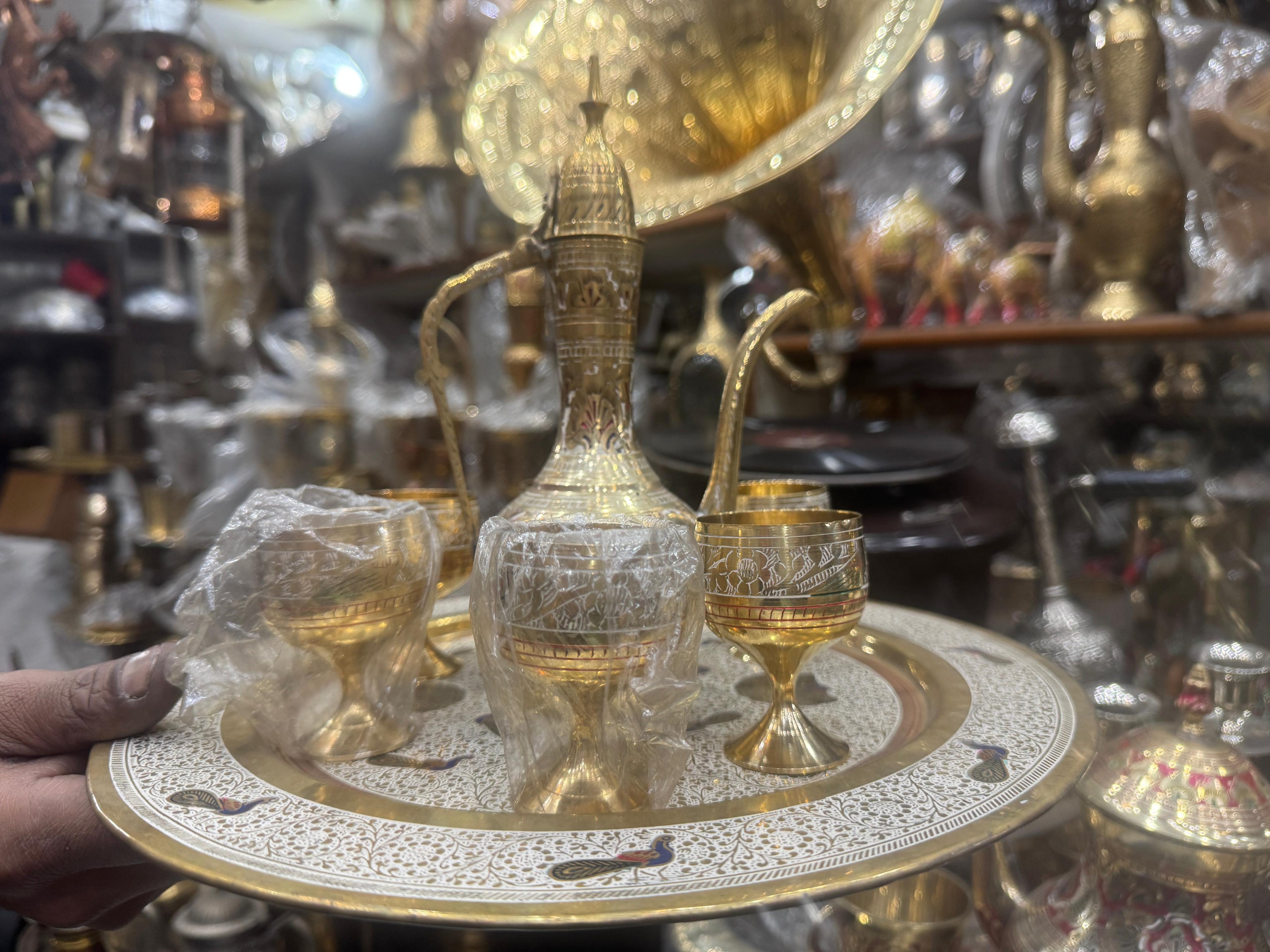 Brass Surahi Set