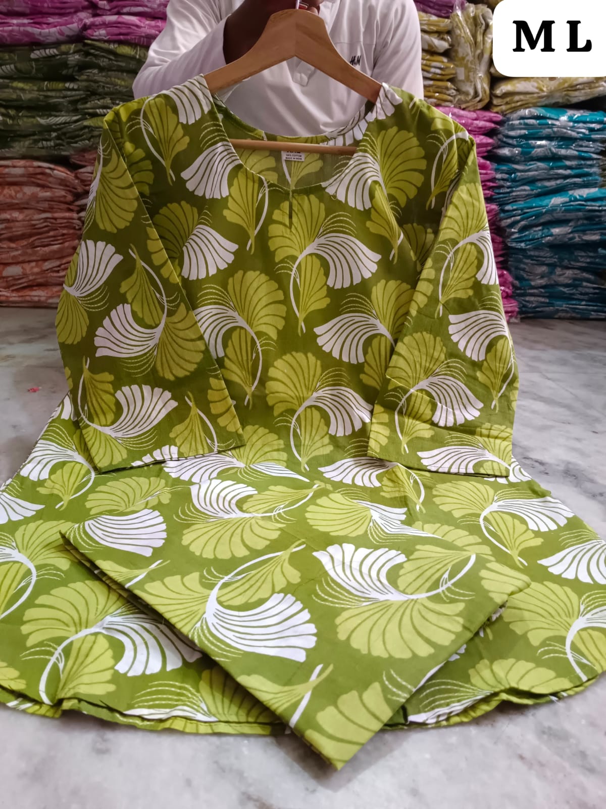 Bright Cotton Co-ord Set