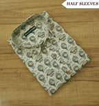 Men's Half Sleeves Cotton Shirt