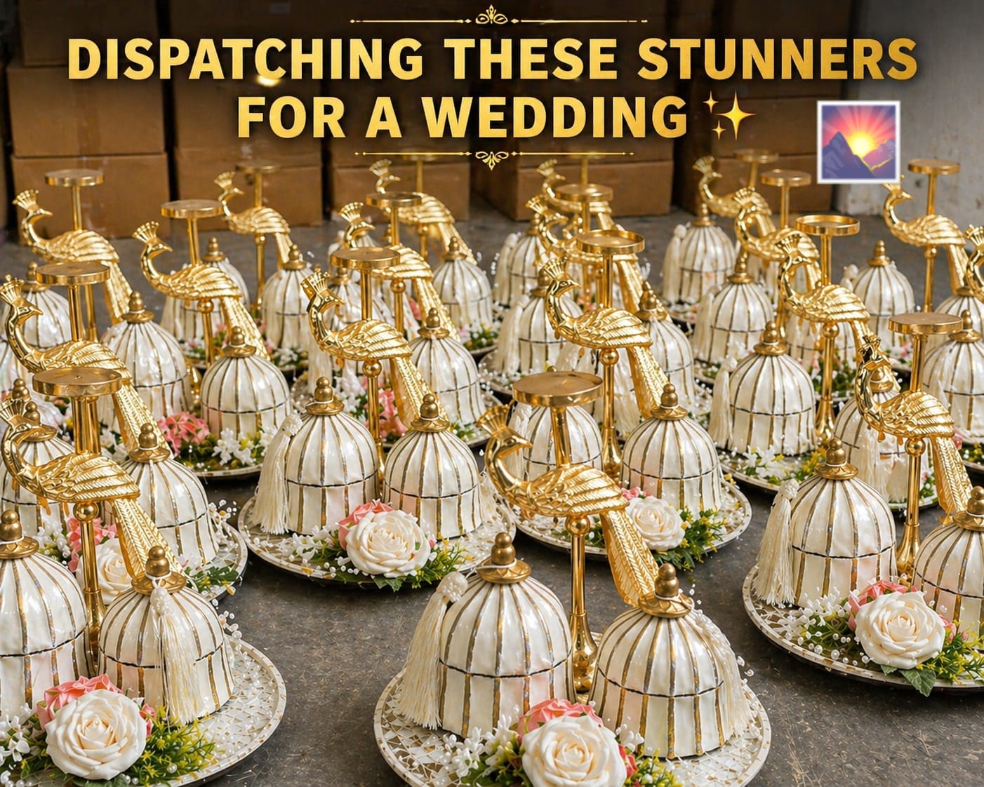 ROYAL PEACOCK DÉCOR HAMPER