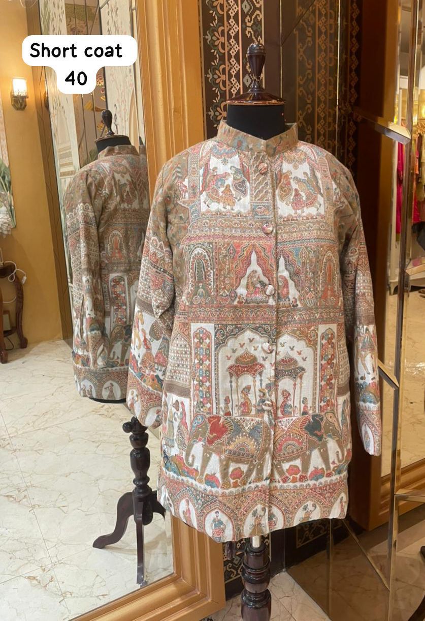 Designer Kashmiri Stitched Jackets/Coats