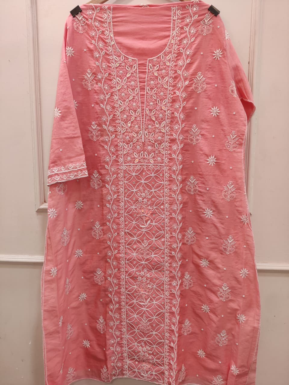 Beautiful Chanderi Semi-Stitched Kurta with Dupatta🌹
