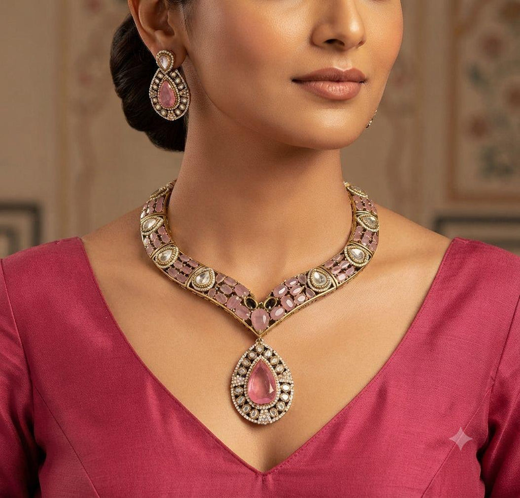 Beautiful Neckline Jewelry Sets No. 1