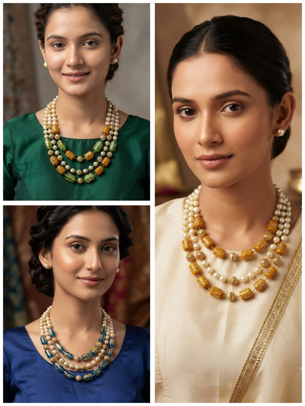 Beautiful Neckline Jewelry Sets No. 24
