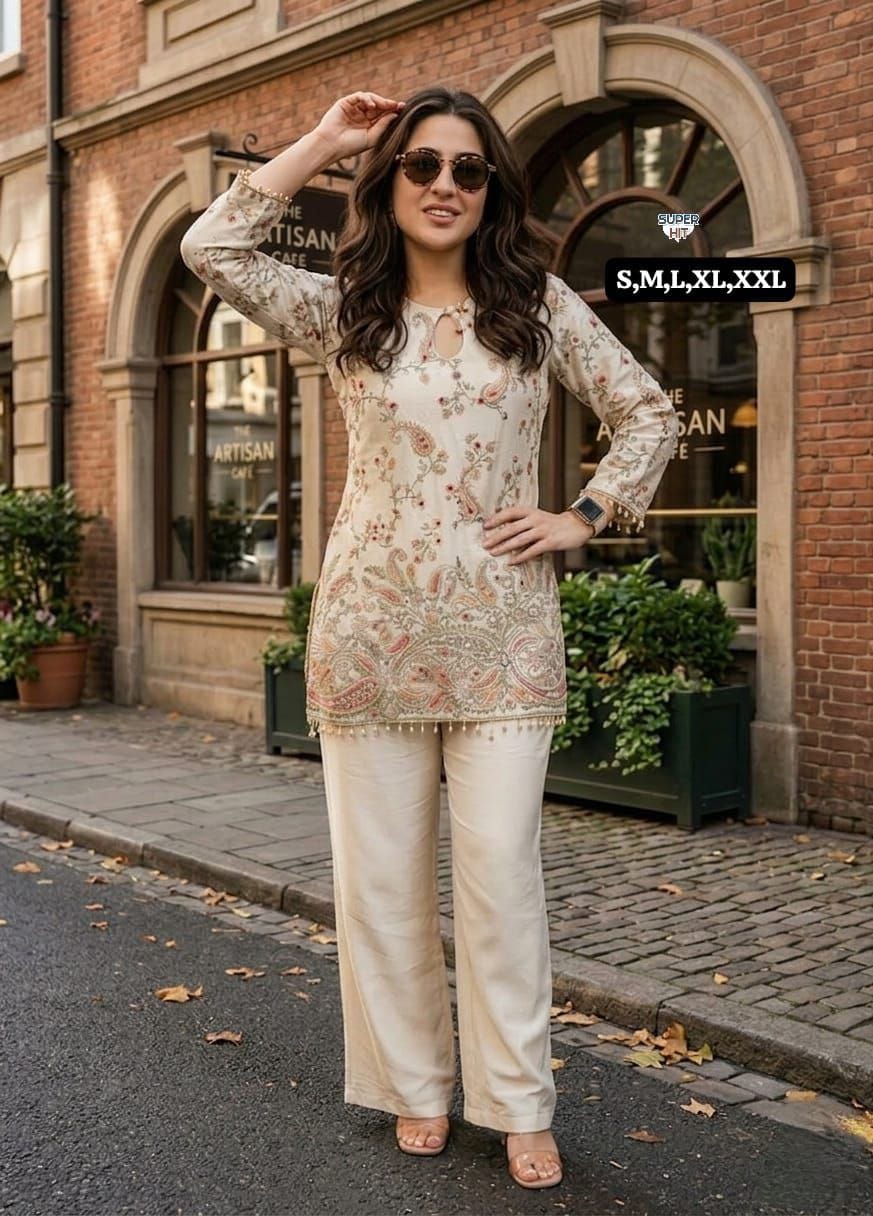 Premium Co-ord Set Crepe Silk