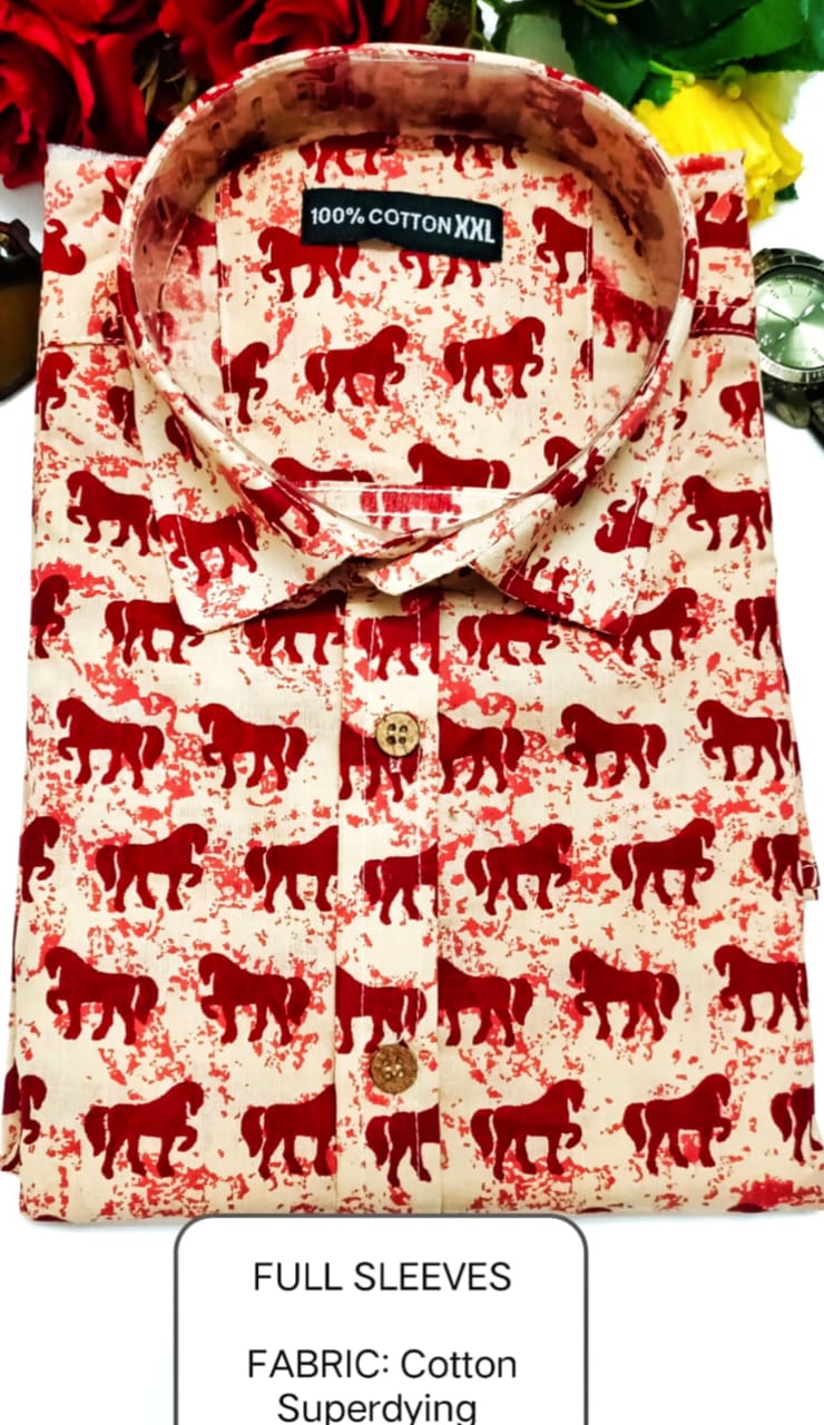 Men's Full Sleeves Cotton Shirt