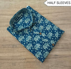 Men's Half Sleeves Cotton Shirt