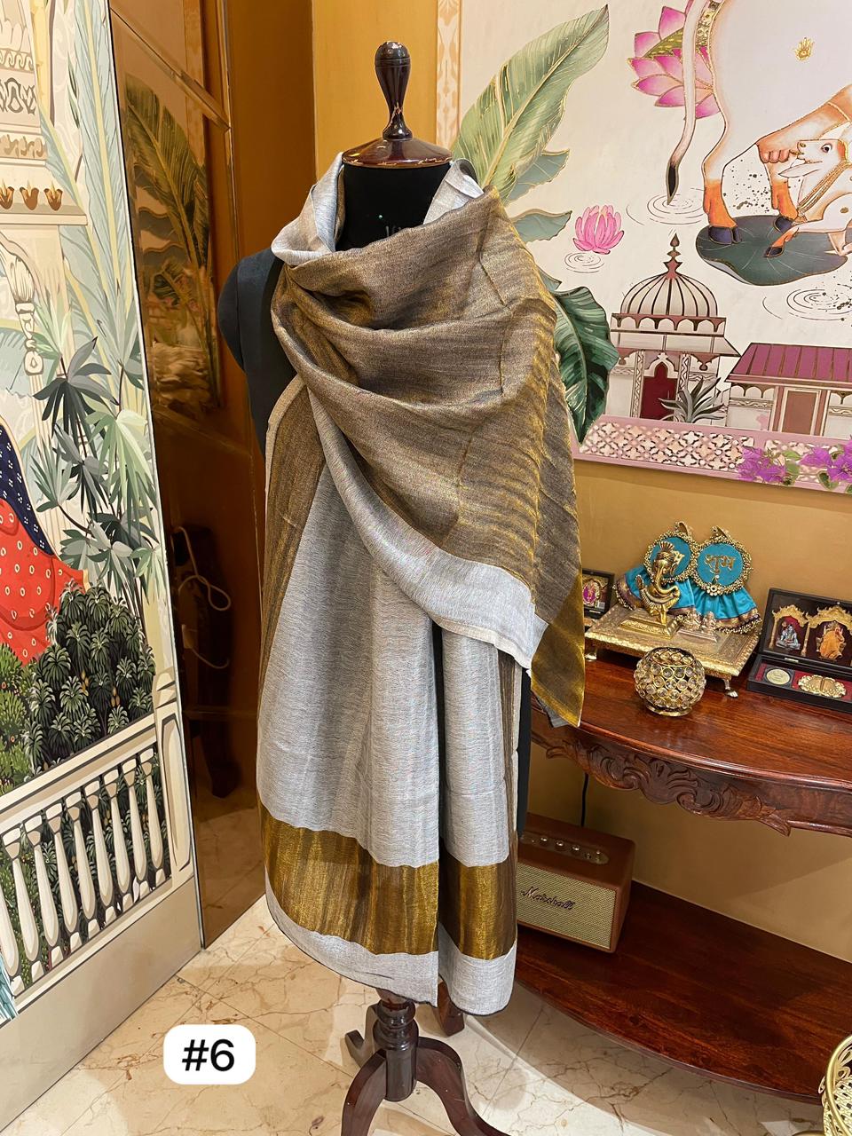 Zari Reversible Pashmina Stoles