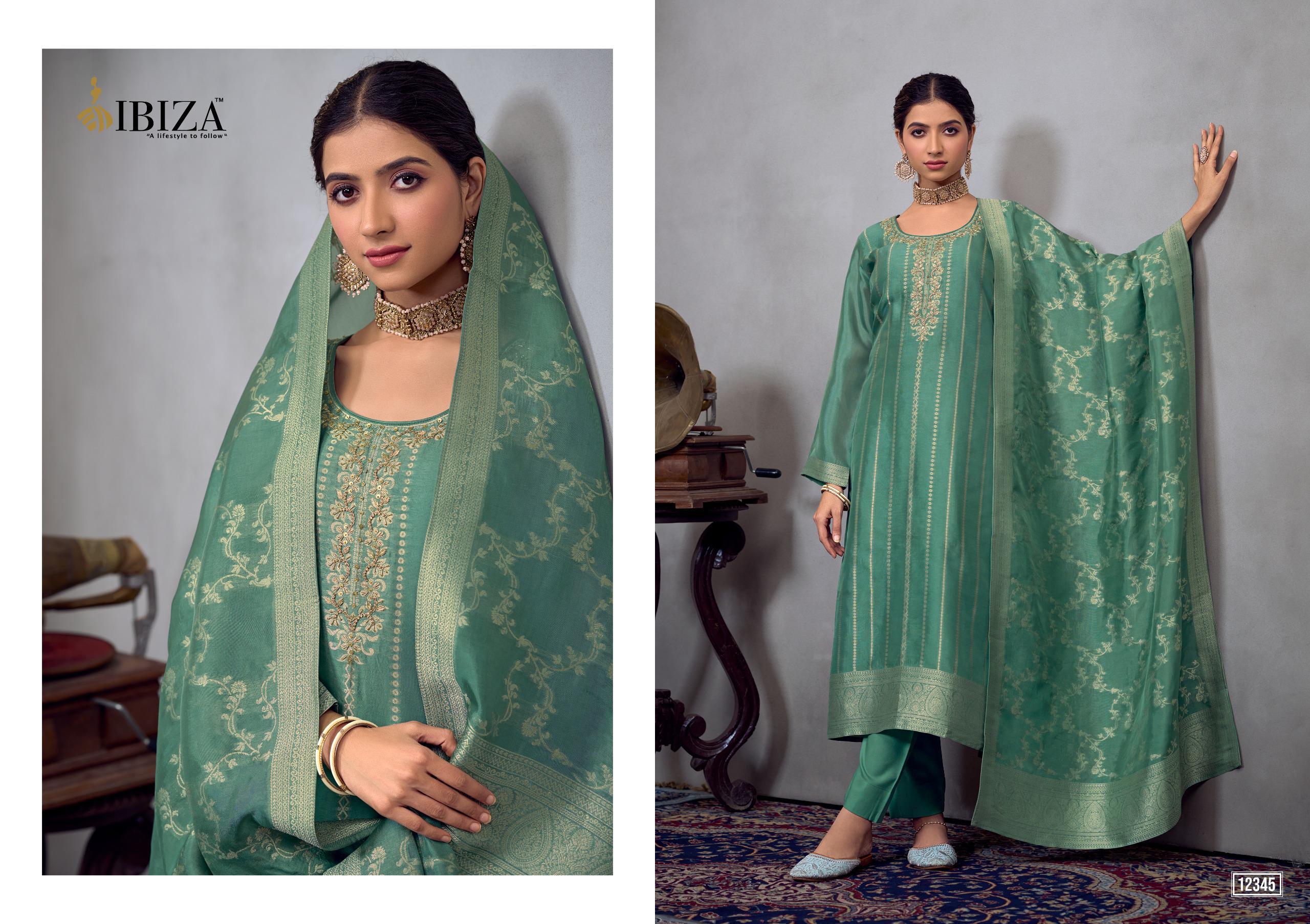 Kosa Silk Jacquard Suit