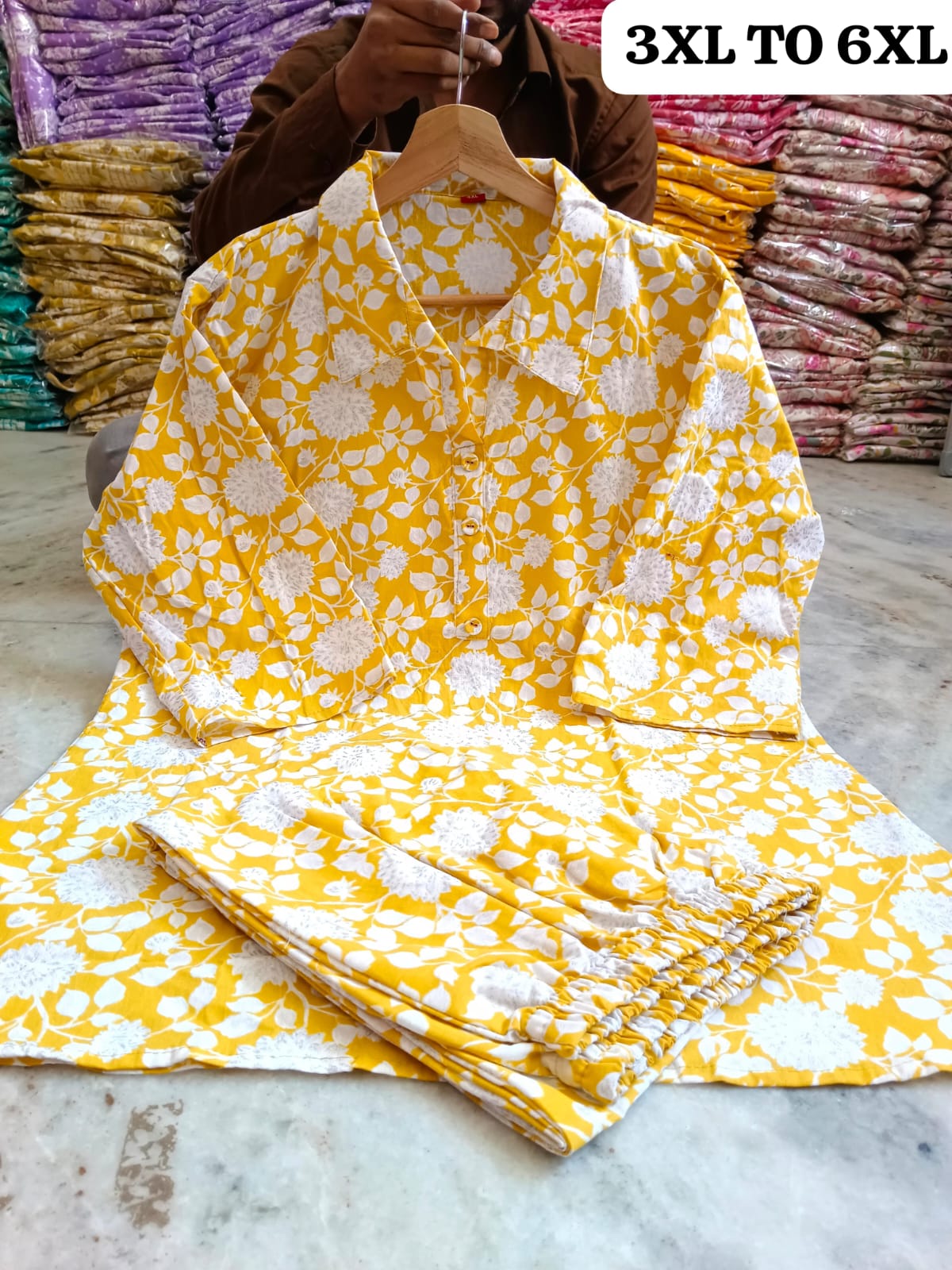 Bright Cotton Co-ord Set