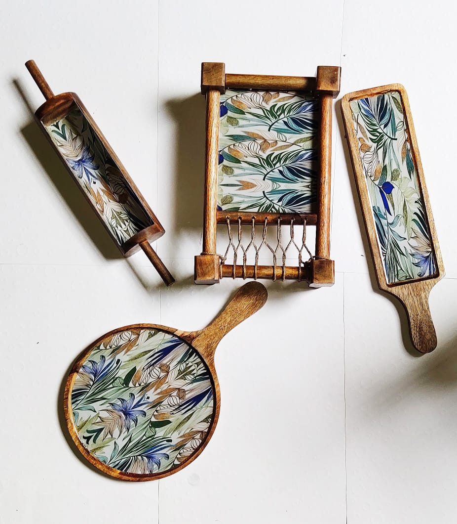 Set of Wooden Platters