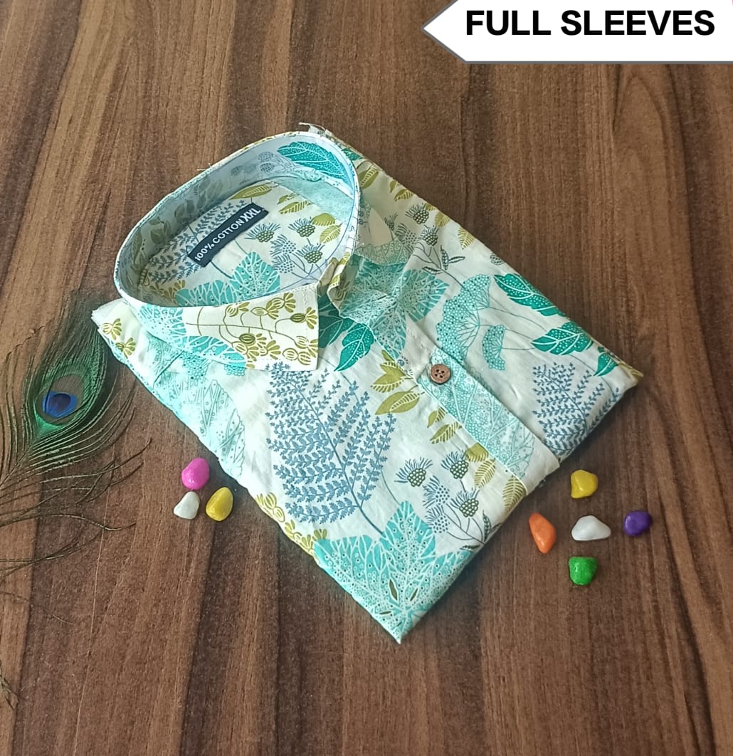Men's Full Sleeves Cotton Shirt