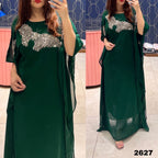 Georgette Indo Western Dress with handwork