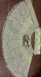 Beautiful Butterfly Net Lehenga with Sequins