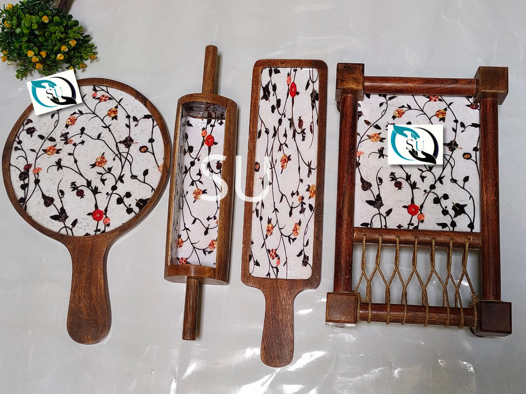 Set of Wooden Platters