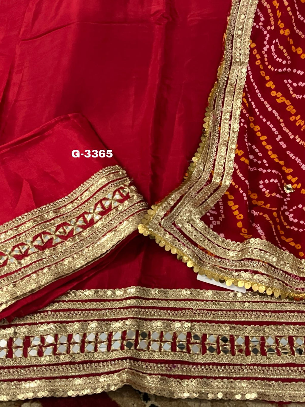 Beautiful Upada Silk Unstitched with sequins and zari embroidery